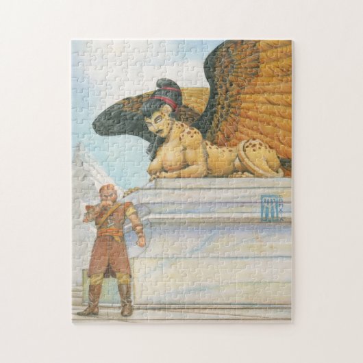 Puzzle Riddle Sphinx (Vertical)