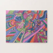 Puzzle "Ride the Super Rainbow" Art Abstrait (Horizontal)