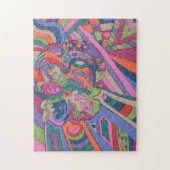 Puzzle "Ride the Super Rainbow" Art Abstrait (Vertical)