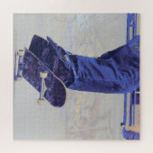 Puzzle Riding Wheels - Skateboarder (Horizontal)