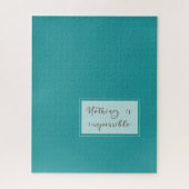Puzzle Rien N'Est Impossible : Sage Green 006 (Vertical)