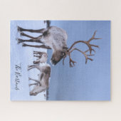 Puzzle Rindeer Personnalisé Ajouter Votre Photo (Horizontal)