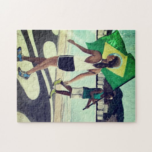 Puzzle rio beach brésil (Horizontal)