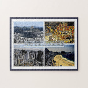 Puzzle Rio de Janeiro - Brésil - Mosaïque -