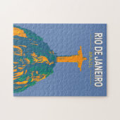 Puzzle Rio De Janeiro Brésil Travel Art Vintage (Horizontal)