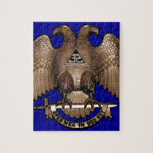 Puzzle Rite écossais bleu royal de 32 degrés