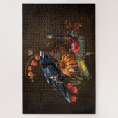 Puzzle rituel de Samhain avec corbeau (Vertical)