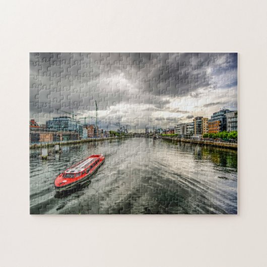 Puzzle River Liffey Dublin. (Horizontal)