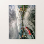 Puzzle River Liffey Dublin. (Vertical)