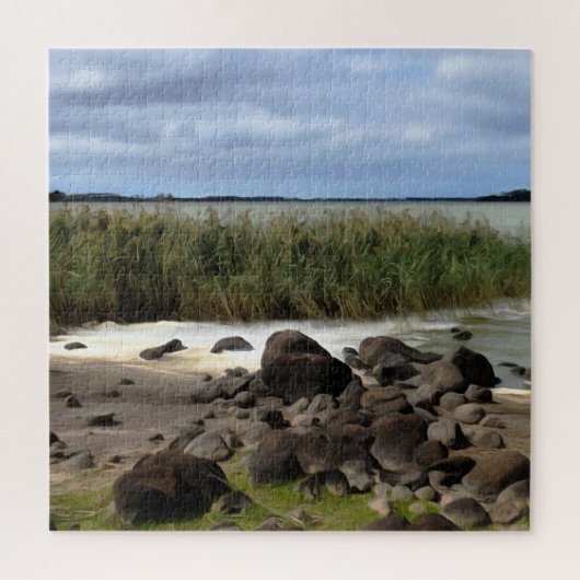 Puzzle Rives tranquilles du lac Bolac (Vertical)