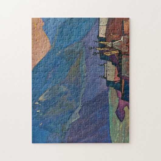 Puzzle Rivière Chandra par Nicholas Roerich (Vertical)