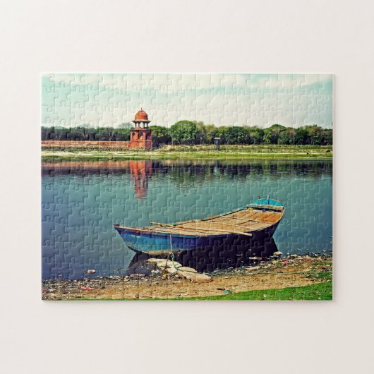 Puzzle Rivière Jamuna Yamuna Agra Inde. (Horizontal)