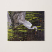 Puzzle Rivière naturelle Heron Bird Rocks (Horizontal)