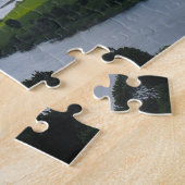Puzzle Rivière Nemunas à Vilkija, LITUANIE — (Côté)