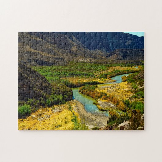 Puzzle Rivière Rio Grande Texas. (Horizontal)