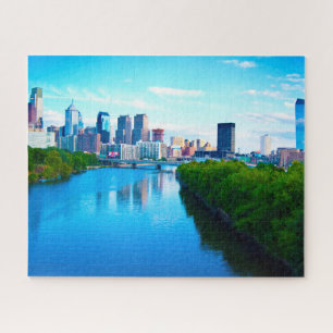 Puzzle Rivière Schuylkill Philadelphie.