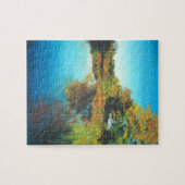 Puzzle Rivières Arbres Automne Paysage Art (Horizontal)