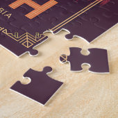 Puzzle Riyadh Arabie Saoudite Illustration Désert Art de (Côté)