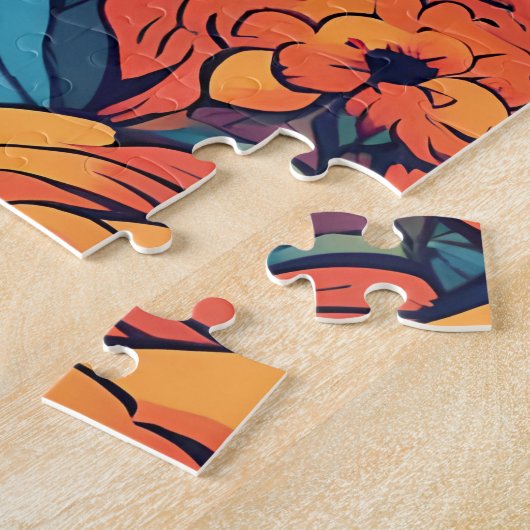 Puzzle Roaring tiger (Côté)