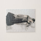 Puzzle Robe de deuil, plat de mode du représentant (Horizontal)