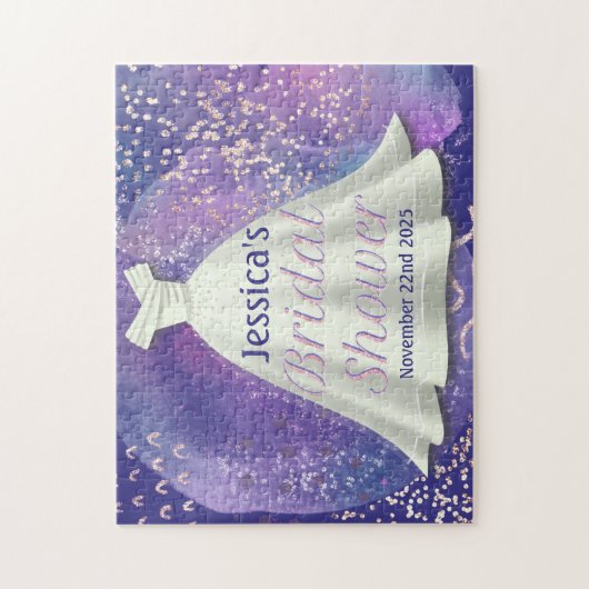 Puzzle Robe de mariée pour la fête de mariage Rose Gold e (Vertical)