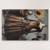 Puzzle Robe détective vintage Victorian Steampunk Lady (Horizontal)