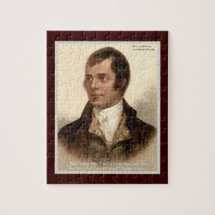 Puzzle Robert Burns Citation d'amour "Pour la connaître" 
