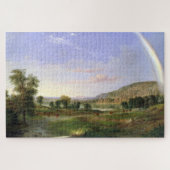 Puzzle Robert S. Duncanson Paysage avec affiche arc-en-ci (Horizontal)