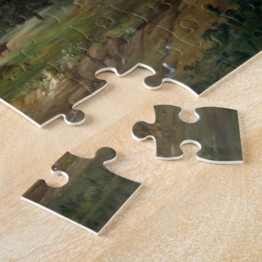 Puzzle Robert S. Duncanson Paysage avec arc-en-ciel (Côté)