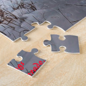 Puzzle Robert Strauss Cabine Colorado. voeux de Noël (Côté)