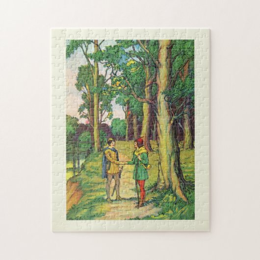 Puzzle Robin des Bois et Petit Jean (Vertical)