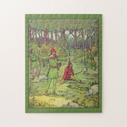Puzzle Robin Hood In The Forest (Vertical)