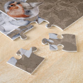 Puzzle Robin Photo Collage Personnalisé Rustique Kraft Pa (Côté)