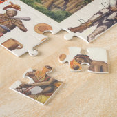 Puzzle Robinson Crusoé, jouets en papier à découper victo (Côté)