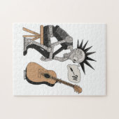 Puzzle Robot de musique confus (Horizontal)