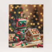 Puzzle robot de Noël (Vertical)