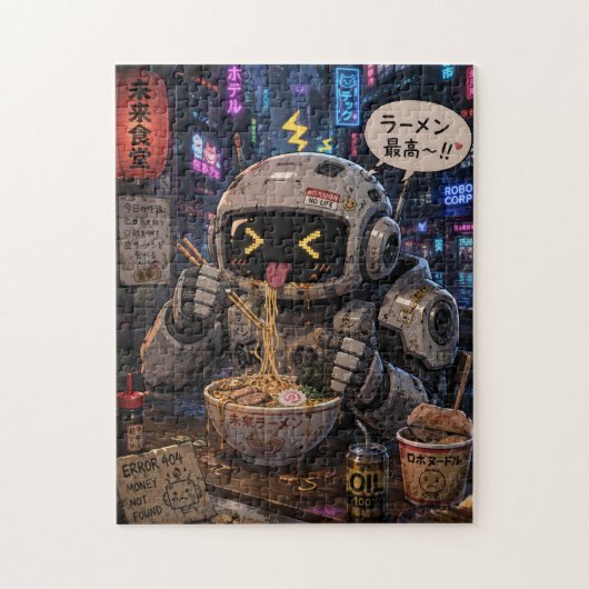 Puzzle Robot de Ramen Cyber (Vertical)