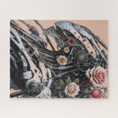 Puzzle Robot et Roses Aliens de vol inoxydable (Horizontal)