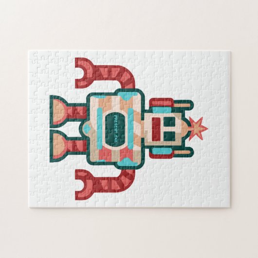 Puzzle robot Noël (Horizontal)