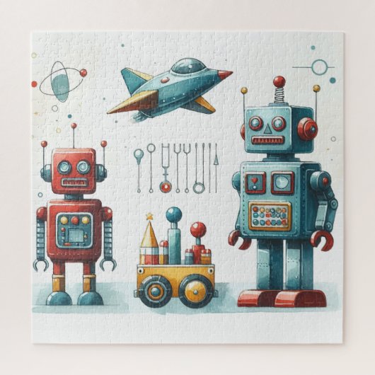 Puzzle robots (Vertical)