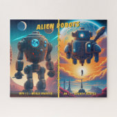 Puzzle Robots Aliens (Horizontal)