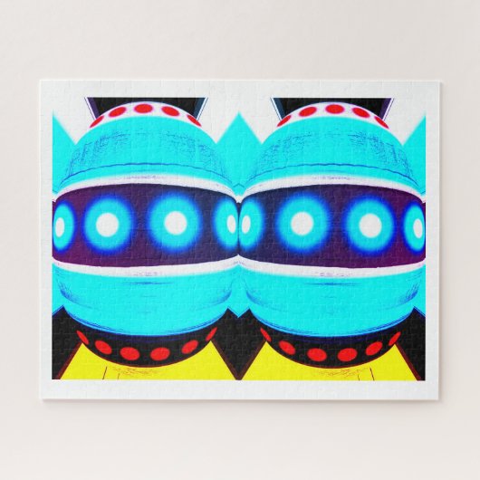 Puzzle Robots jumeaux (Horizontal)