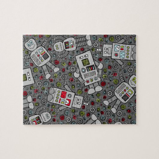 Puzzle Robots rétro (Horizontal)