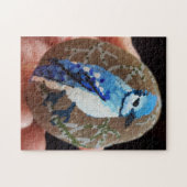 Puzzle Roche peinte en gris bleu (Horizontal)