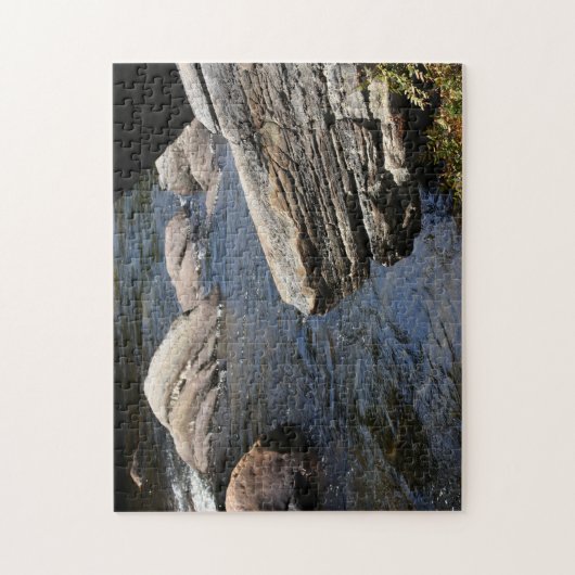Puzzle Rochers Dans La Nature Du Fleuve (Vertical)