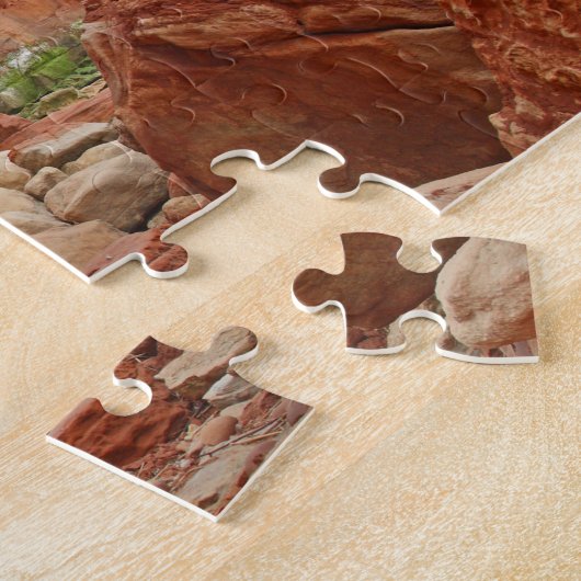 Puzzle Roches rouges, Devon, Angleterre (Côté)