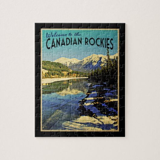 Puzzle Rocheuses canadiennes (Vertical)