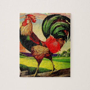 Puzzle Rocheux le coq beau