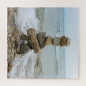 Puzzle Rock Cairn by the Lake - 20x20 - 676 pcs (Horizontal)