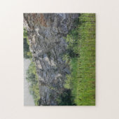 Puzzle Rock Cliff Wall Catters Pond Nature (Vertical)